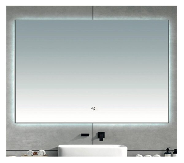 Brilagi -LED Koupel. zrcadlo DESIO LED/28W/230V 60x80 cm IP44 CRI 90 stm. + CCT