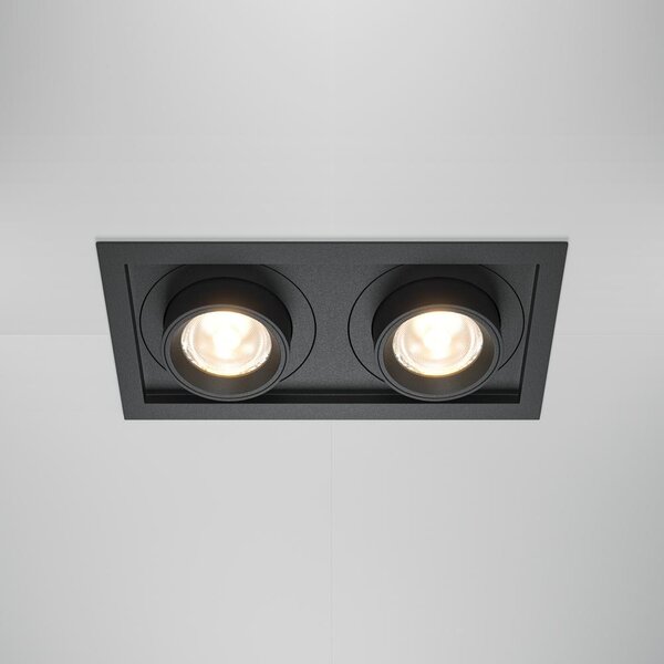 Maytoni Vestavné LED svítidlo HIDDEN, 20W, d. 16,8 cm, 3000K Barva: Černá