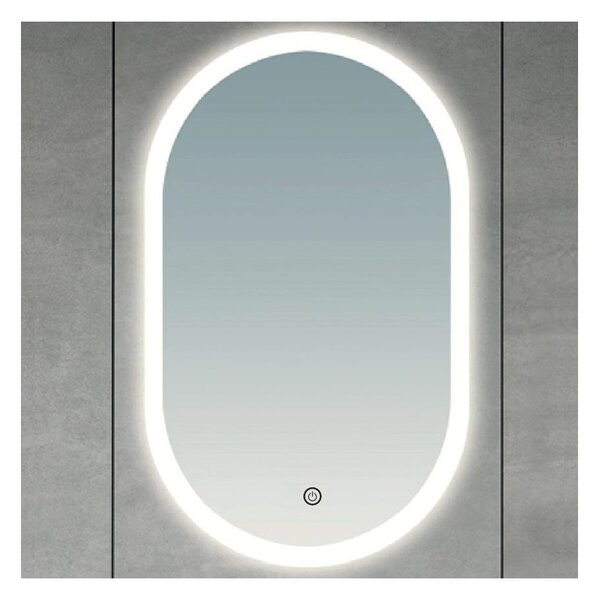 Brilagi - LED Koupel. zrcadlo LECCO LED/25W/230V 50x80 cm IP44 CRI 90 stm. + CCT