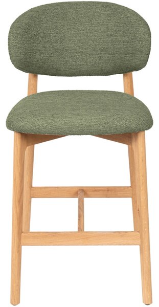 Somcasa Zelená čalouněná barová židle Renzo 66 cm