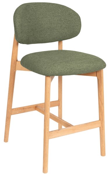 Somcasa Zelená čalouněná barová židle Renzo 66 cm