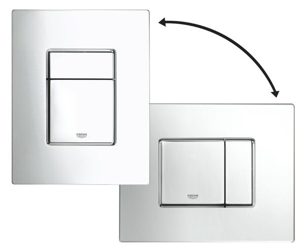 GROHE Rapid SL Projekt - Instalační systém pro WC, stavební výška 1130 mm, uchyty, WC tlačítko, chrom 38840000/set