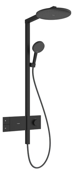 Hansgrohe Raindance Alive S - Showerpipe 300 1jet EcoSmart, s termostatem ShowerSelect Comfort, černá matná 24583670