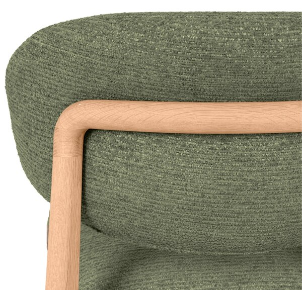 Somcasa Zelená čalouněná barová židle Renzo 66 cm