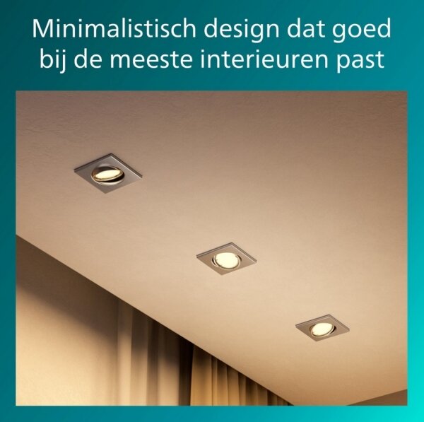 Philips - Podhledové svítidlo PERIDOT 1xGU10/7W/230V stříbrná
