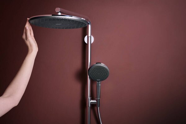 Hansgrohe Raindance Alive S Puro - Showerpipe 300 1jet EcoSmart, s termostatem Ecostat Element, chrom 24593000