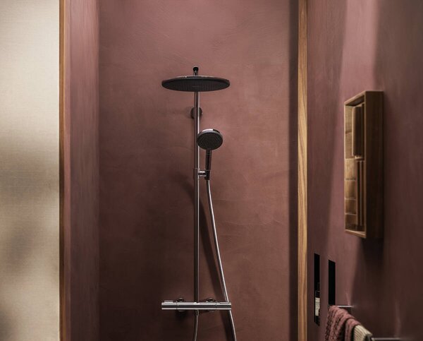 Hansgrohe Raindance Alive S Puro - Showerpipe 300 1jet EcoSmart, s termostatem Ecostat Element, chrom 24593000