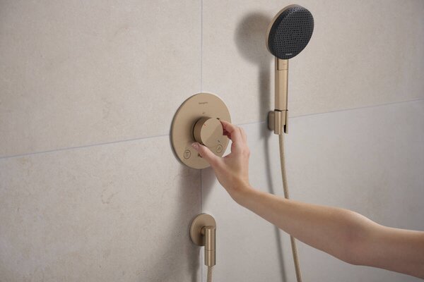 Hansgrohe Porter Fine - Držák ruční sprchy, kartáčovaný bronz 28885140