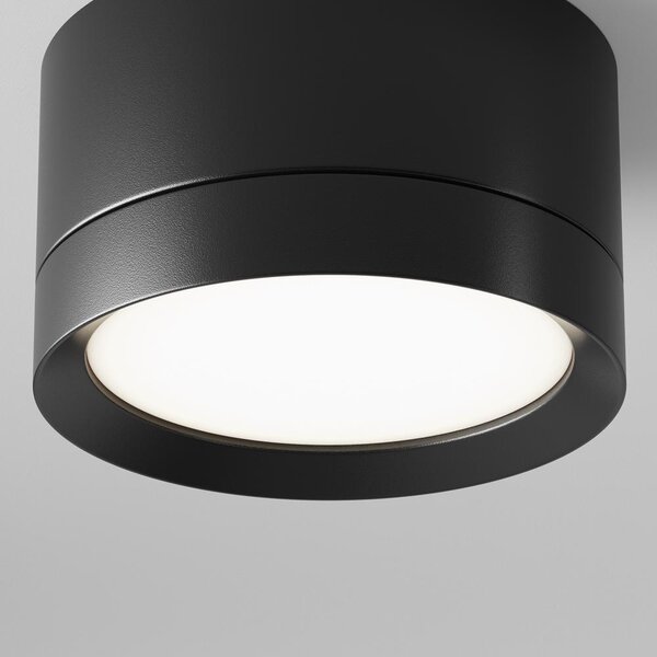 Maytoni Stropní svítidlo HOOP, 15W, v. 5 cm, 1xGX53 Barva: Černá