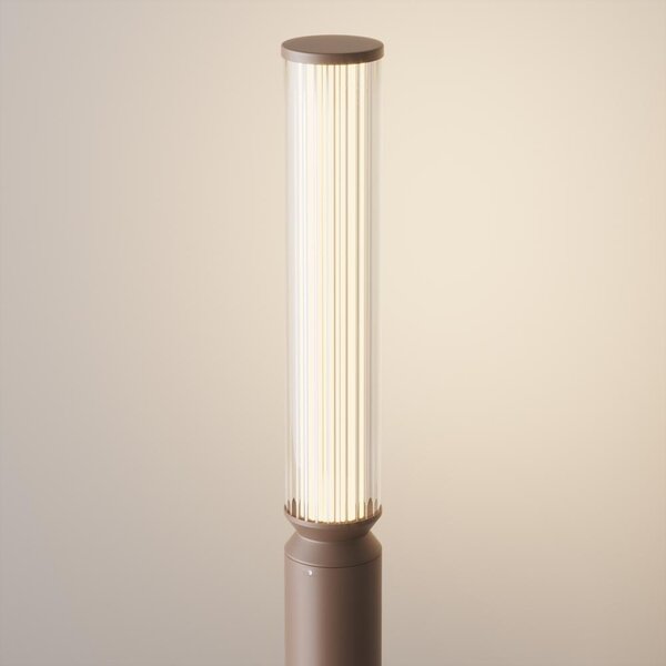 Maytoni Designové venkovní sloupkové LED svítidlo LIT, 12W, v. 78,5 cm, 3000K, IP65 Barva: Grafit