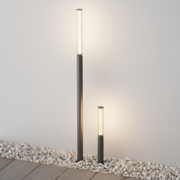 Maytoni Designové venkovní sloupkové LED svítidlo LIT, 12W, v. 78,5 cm, 3000K, IP65 Barva: Grafit