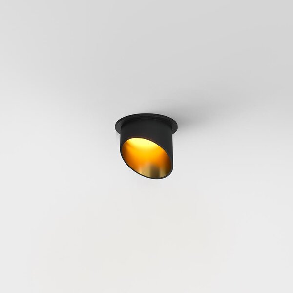 Maytoni Designové vestavné svítidlo LIPARI, 12W, v. 7 cm, 1xGU10 Barva: Bílá/zlatá