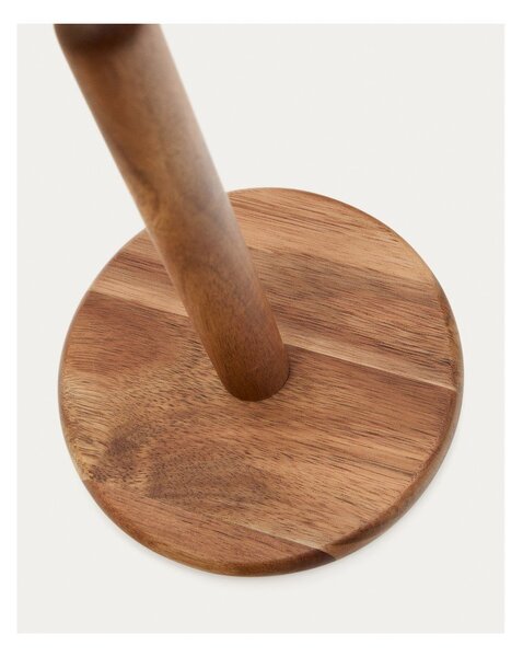 Dřevěný stojan na papírové utěrky v přírodní barvě ø 15 cm Nukha – Kave Home