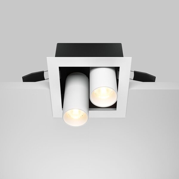 Maytoni Stylové vestavné LED svítidlo MAGNUM, 14W, d. 11,2 cm, 3000K Barva: Černá