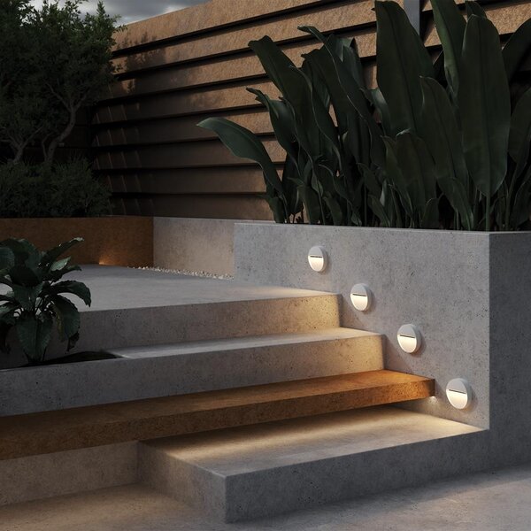 Maytoni Stylové zapuštěné LED svítidlo MANE, 3W, ⌀ 12 cm, 3000K, IP54 Barva: Černá