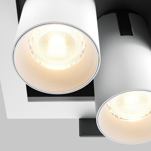 Maytoni Stylové vestavné LED svítidlo MAGNUM, 14W, d. 11,2 cm, 3000K Barva: Černá