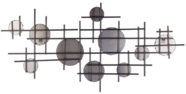 Zrcadlo IBOS 113 cm 55 cm Kov Černá