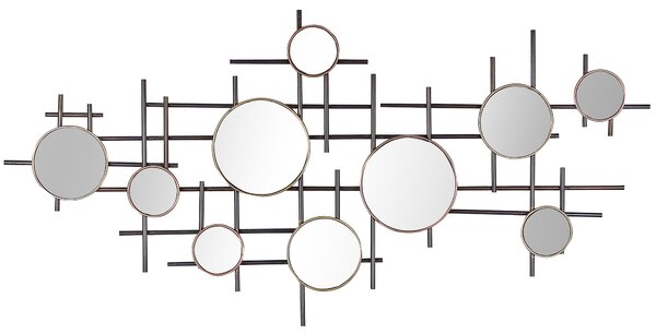 Zrcadlo IBOS 113 cm 55 cm Kov Černá
