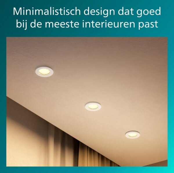 Philips - SADA 5x Podhledové svítidlo PERIDOT 1xGU10/7W/230V bílá