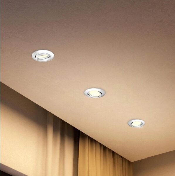 Philips - SADA 3x Podhledové svítidlo PERIDOT 1xGU10/7W/230V bílá