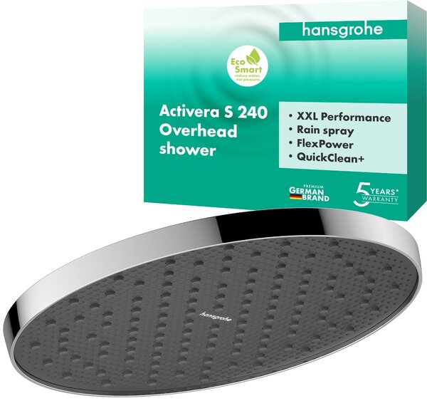Hansgrohe Activera S - Hlavová sprcha 240 1jet EcoSmart, chrom 28056000
