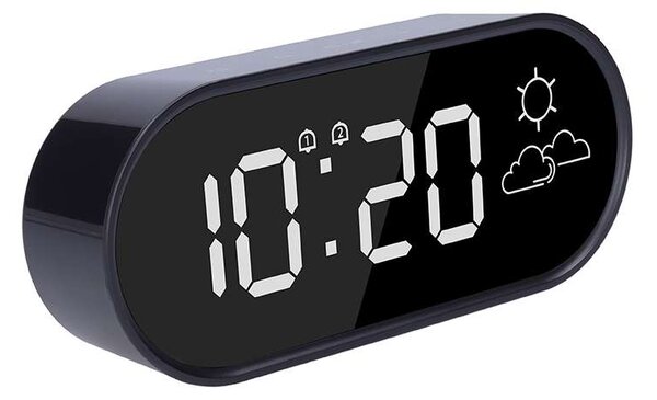 Hodiny s předpovědí počasí CA10B, černá