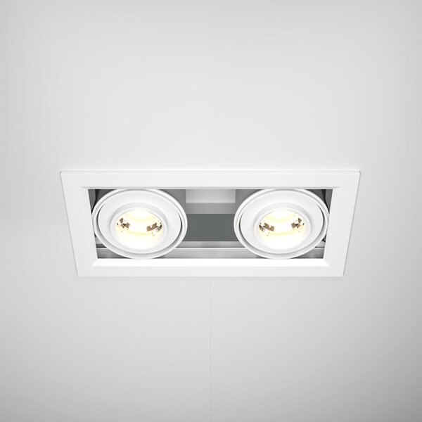 Maytoni Moderní vestavné LED svítidlo METAL MODERN, 20W, d. 19,4 cm, 3000K Barva: Bílá