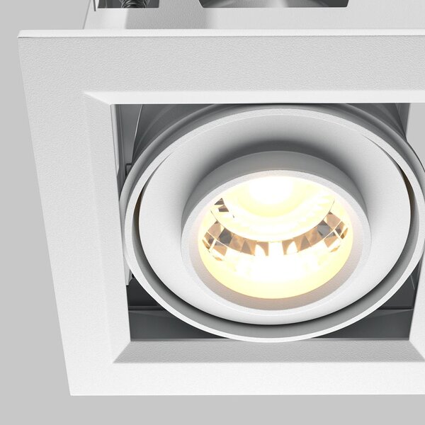 Maytoni Moderní vestavné LED svítidlo METAL MODERN, 10W, d. 9,5 cm, 3000K Barva: Černá