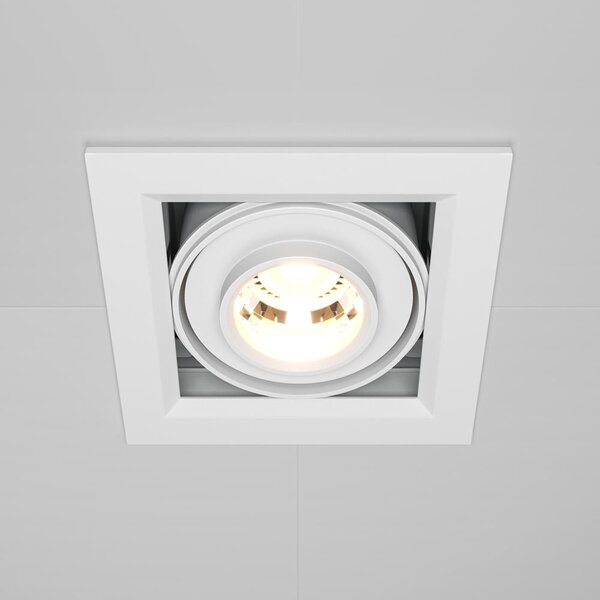 Maytoni Moderní vestavné LED svítidlo METAL MODERN, 10W, d. 9,5 cm, 3000K Barva: Černá