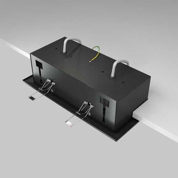 Maytoni Vestavné svítidlo METAL MODERN, 50W, d. 24,5 cm, 2xGU10 Barva: Černá