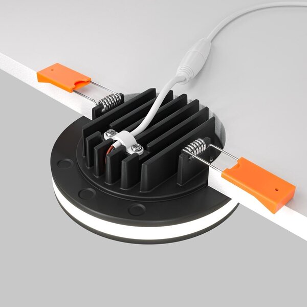 Maytoni Moderní vestavné LED svítidlo PHANTON, 12W, ⌀ 9,5 cm, 3000K Barva: Bílá
