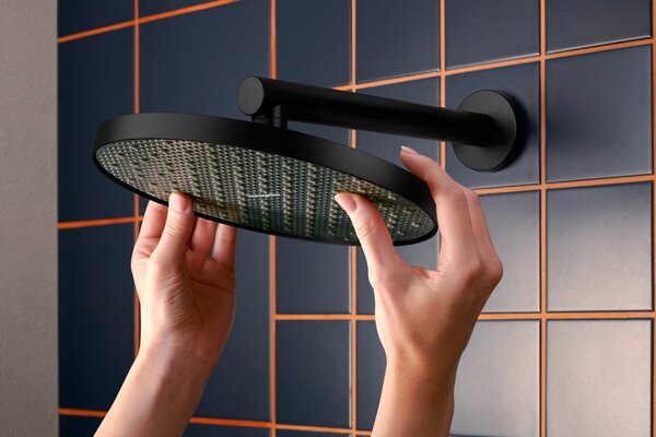 Hansgrohe Activera S - Hlavová sprcha 240 1jet EcoSmart, černá matná 28056670