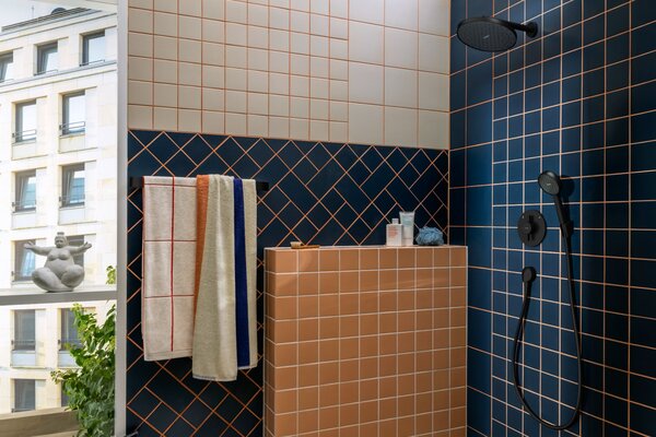 Hansgrohe Activera S - Hlavová sprcha 240 1jet EcoSmart, černá matná 28056670