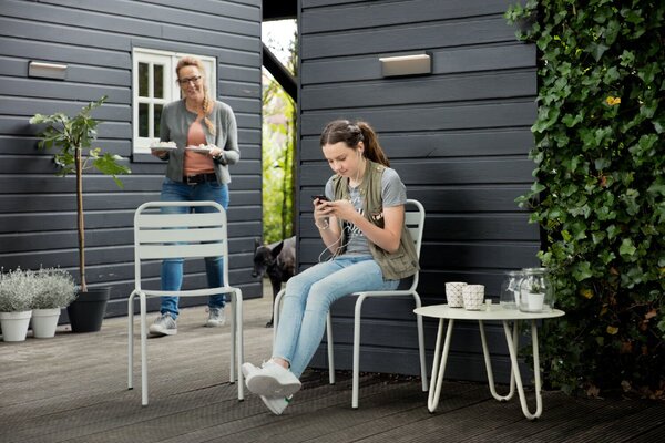 Bustan UltraEfficient venkovní nástěnné LED svítidlo 3,8Wlm 2700K IP44, antracitové