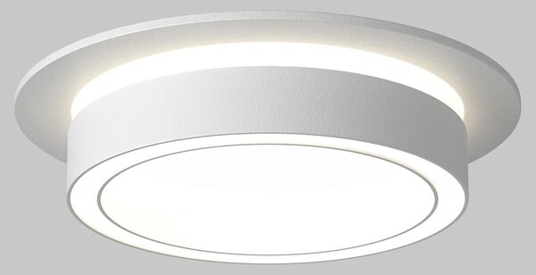 Maytoni Designové vestavné svítidlo ORLO, 15W, ⌀ 10,5 cm, 1xGX53 Barva: Bílá