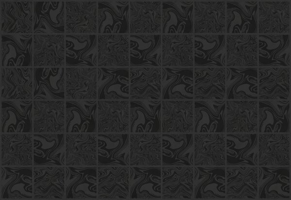 Fototapeta Černý čtvercový vzor s černými čtverci, Abstraktní fototapety, Populární fototapety - Tapeko.co.cz