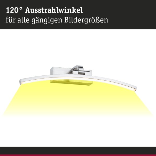 Paulmann 95557 - LED/8,5W Obrazové svítidlo BENTO 230V 40 cm matný chrom
