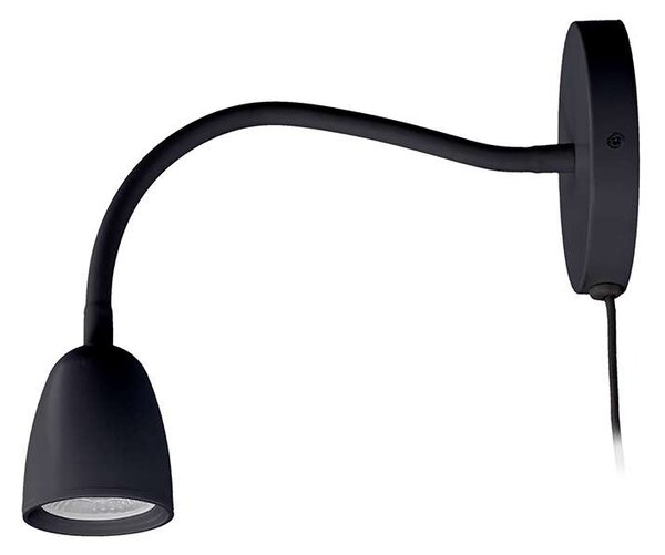 LED nástěnná lampička WO54-B, černá