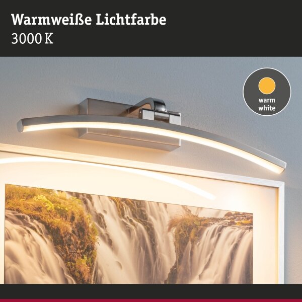 Paulmann 95557 - LED/8,5W Obrazové svítidlo BENTO 230V 40 cm matný chrom