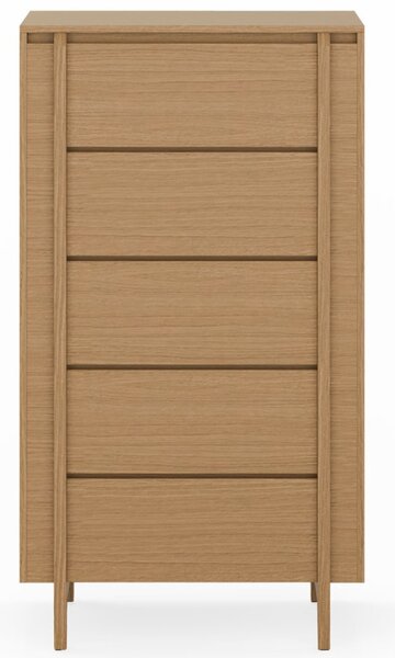 Somcasa Dubová komoda Pacific 70 x 43 cm se zásuvkami