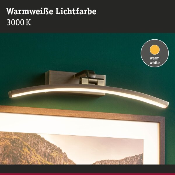 Paulmann 95560 - LED/8,5W Obrazové svítidlo BENTO 230V 40 cm mosaz