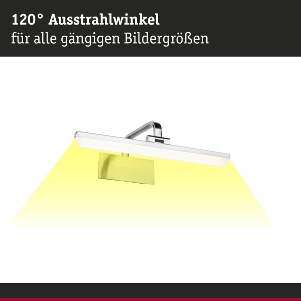 Paulmann 95572 - LED/9,5W Obrazové svítidlo RENAN 230V 40 cm matný chrom
