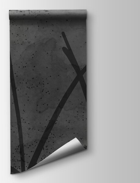 Fototapeta Černobílý obrázek květin, Květinové fototapety, Populární fototapety - Tapeko.co.cz