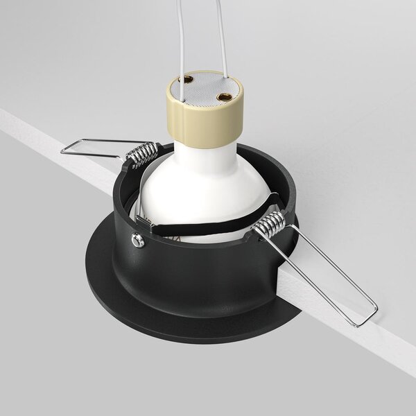 Maytoni Designové vestavné svítidlo SLIM, 10W, ⌀ 8,5 cm, 1xGU10 Barva: Matná zlatá