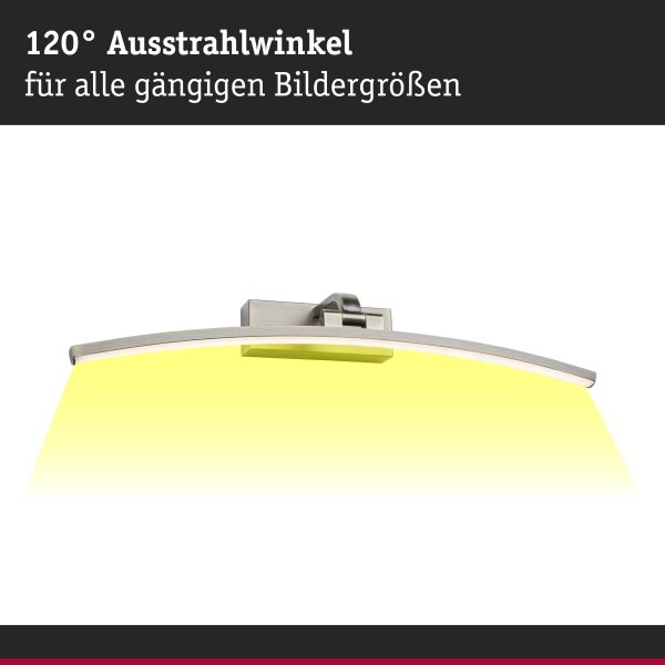 Paulmann 95561 - LED/10W Obrazové svítidlo BENTO 230V 50 cm mosaz