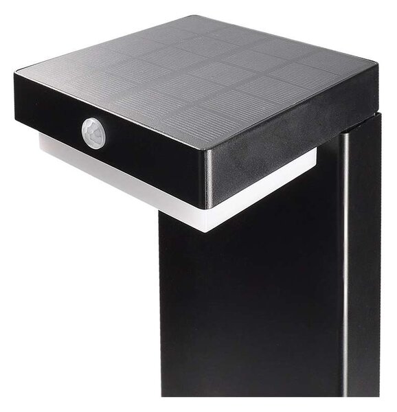LED solární světlo WO7202 Palermo - sloupek, černá