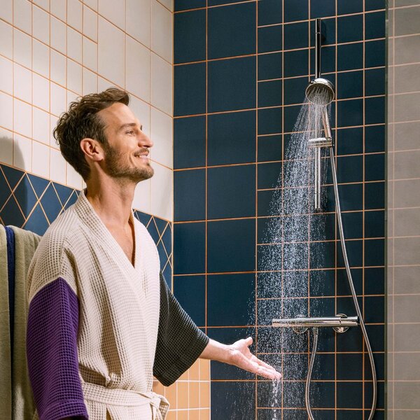 Hansgrohe Activera Select S - Sprchová souprava 95 2jet s tyčí 650 mm s termostatem Ecostat Fine, EcoSmart, chrom 28876000