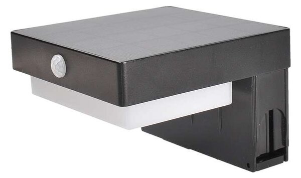 LED solární světlo WO7202 Palermo - sloupek, černá