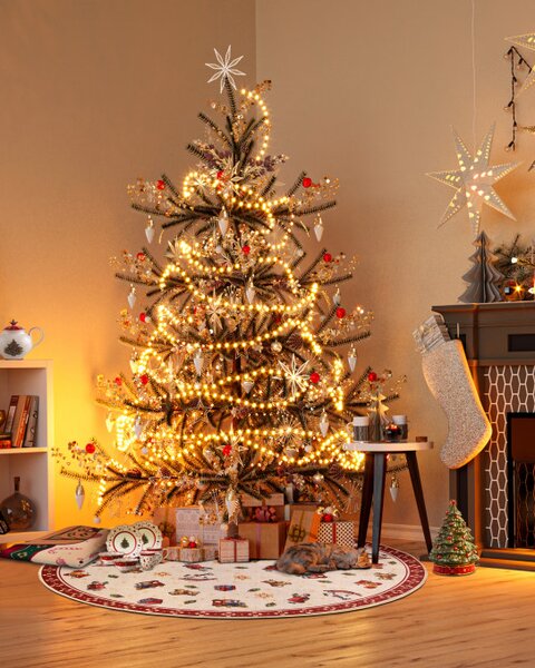 Koberec Toy's Delight Villeroy & Boch červený / vícebarevný kruh