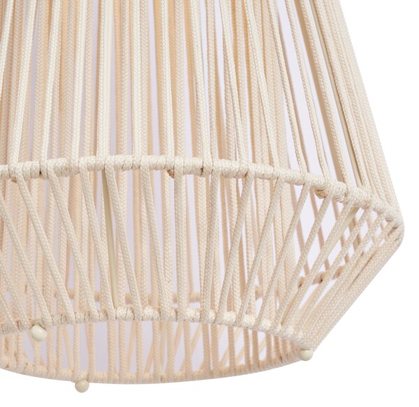 Bohemian stolní lampa béžová vč. LED 3-krokové stmívatelné IP54 solární dobíjecí - Duca